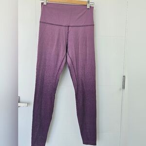 Lululemon ombre Aligns, sz. 8, 28" length, high-waisted